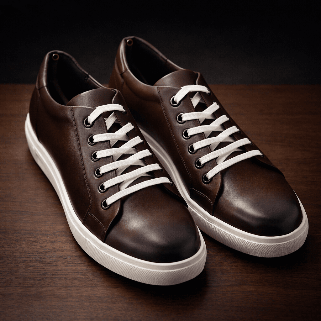 Antique Brown Leather Sneaker - MrVik