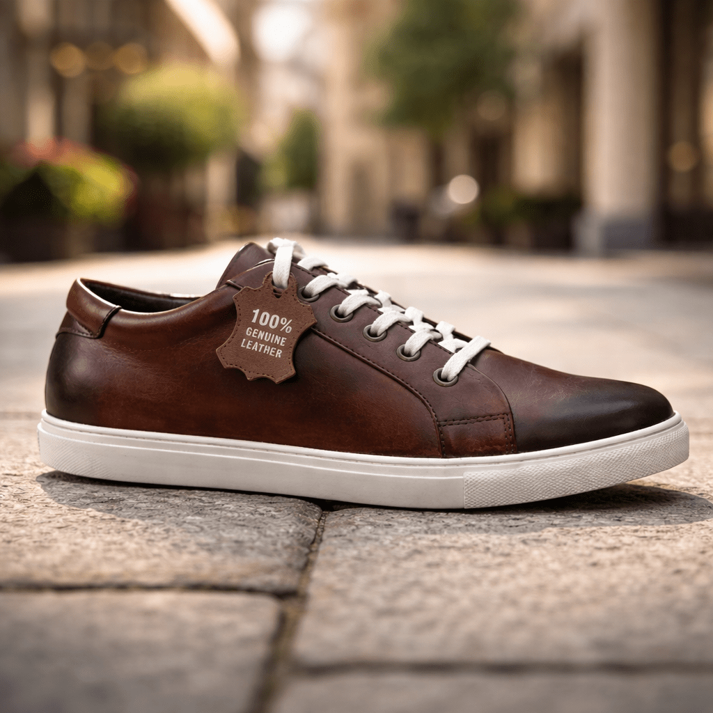 Antique Tan Leather Sneaker - MrVik