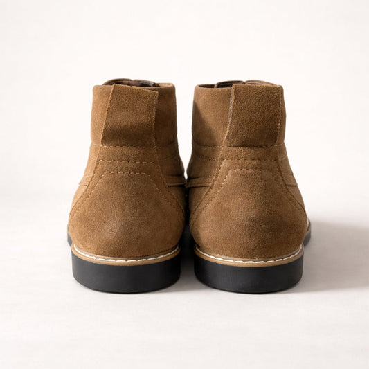 Beige Suede Leather Boot - MrVik
