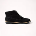 Black Suede Leather Boot