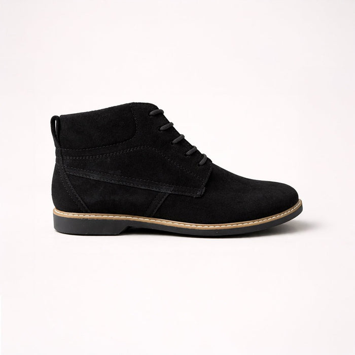 Black Suede Leather Boot - MrVik