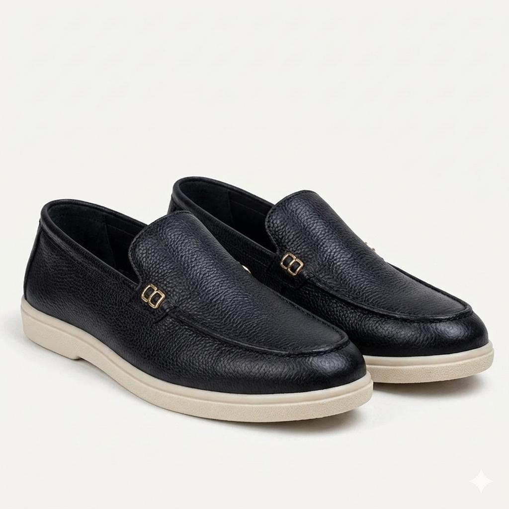 Milled Loafer Black