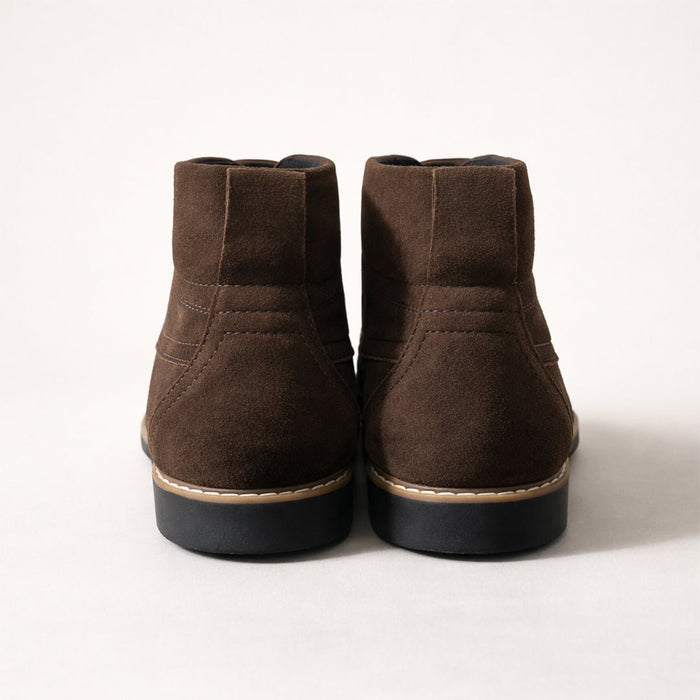 Brown Suede Leather Boot - MrVik