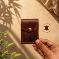Handmade Card Leather Wallet