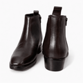 Dark Brown Cuban Heel Chelsea