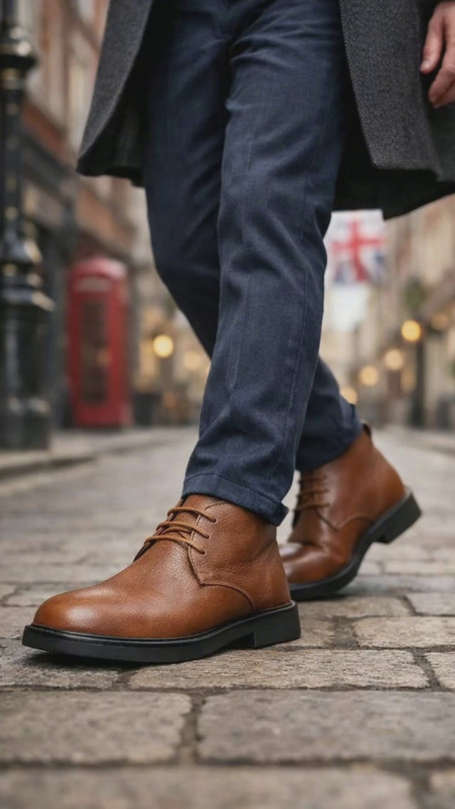 TAN NDM Chukka boot