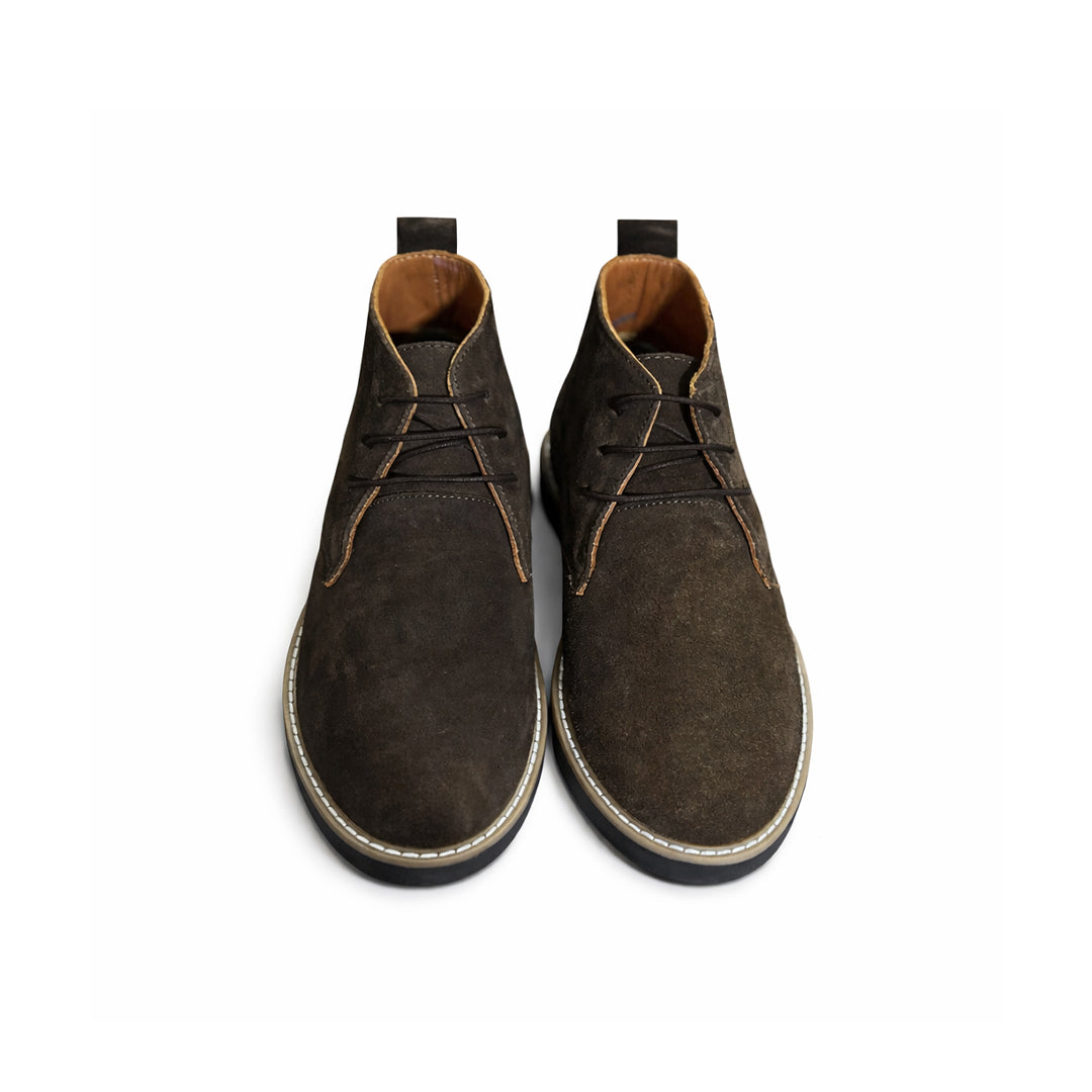 Brown suede chukka boot
