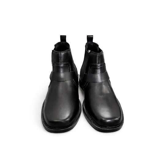 Black Broad Toe chelsea