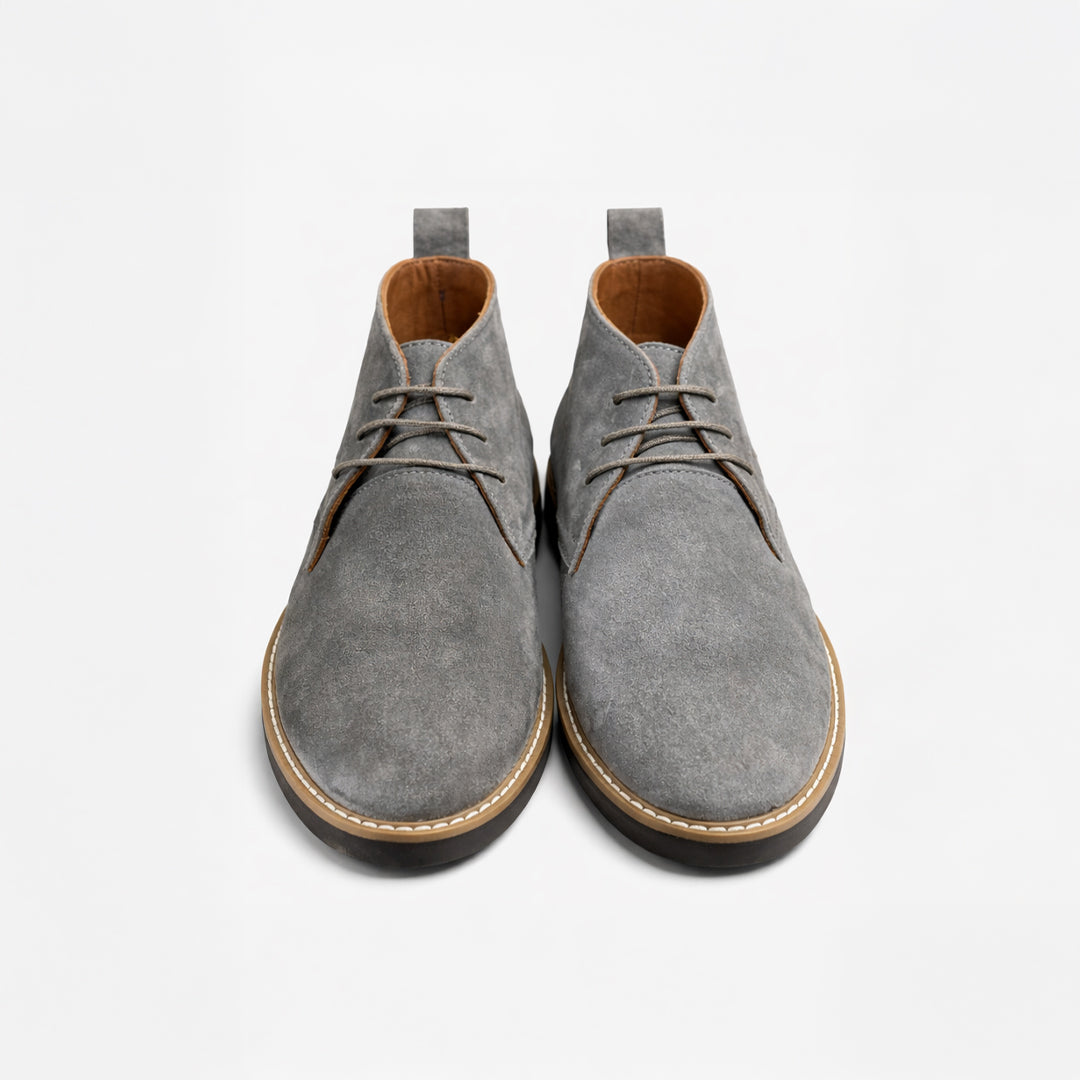 Grey suede chukka boot