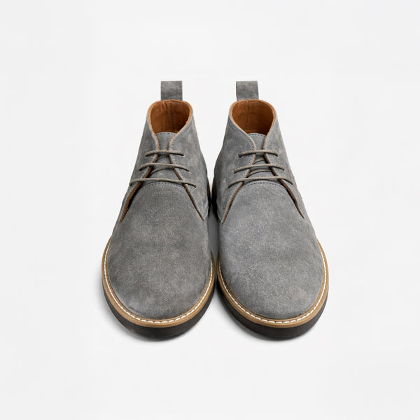 Grey suede chukka boot