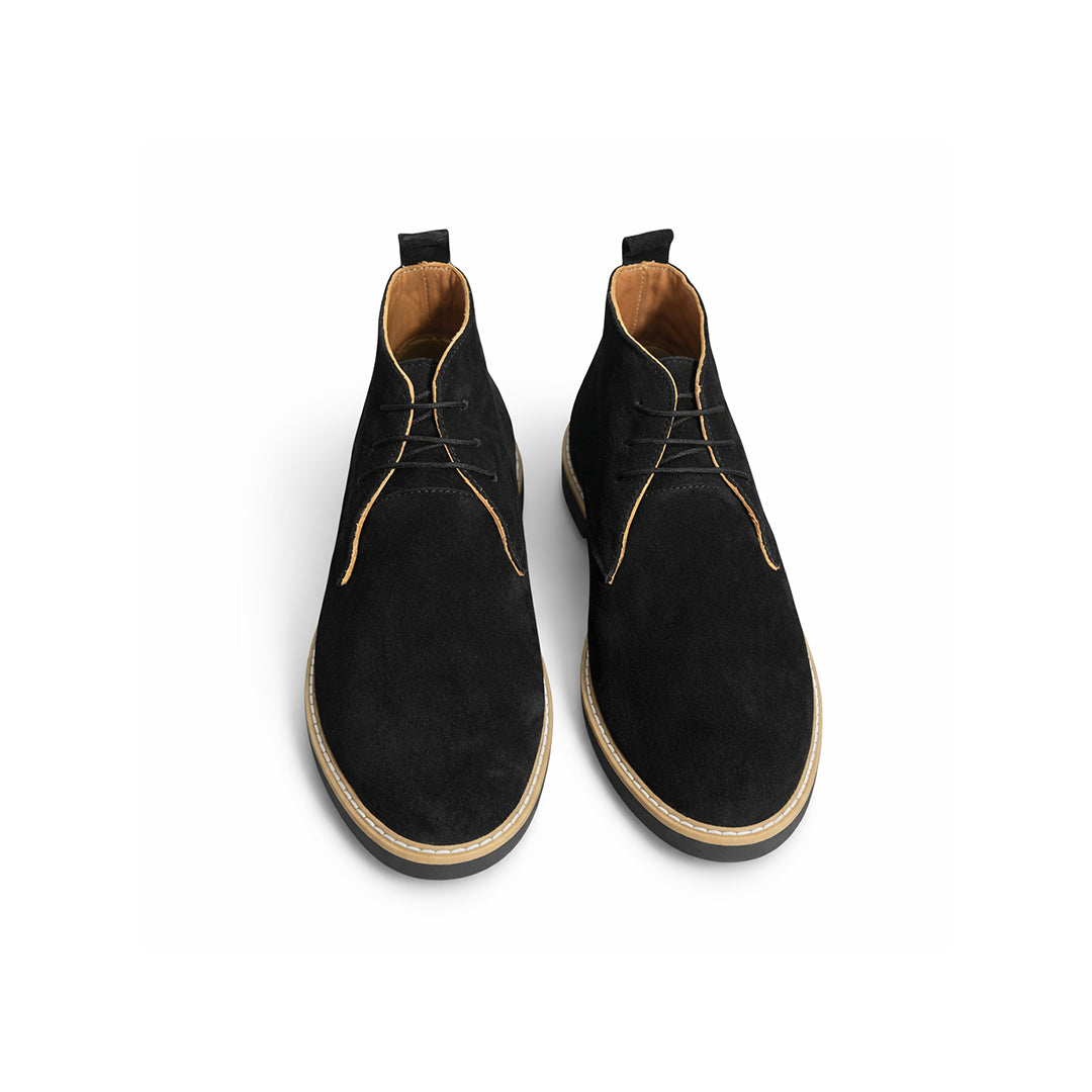 Black suede chukka boot