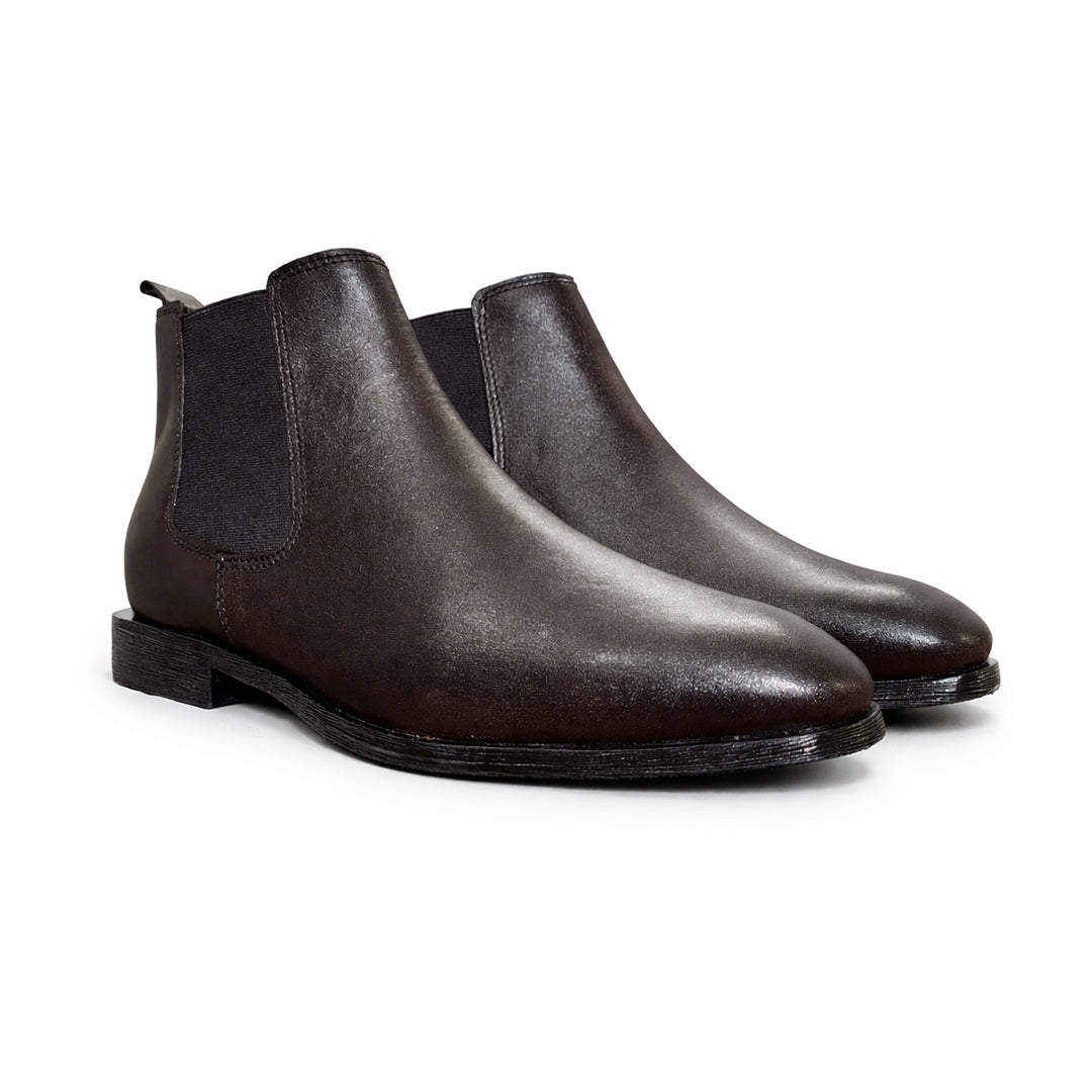 Italian Brown Elastic Chelsea