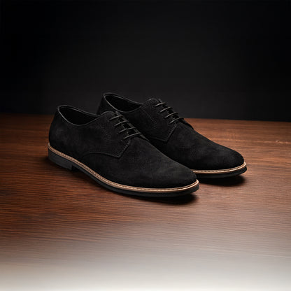 Derby Suede Formal Black