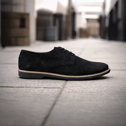 Derby Suede Formal Black
