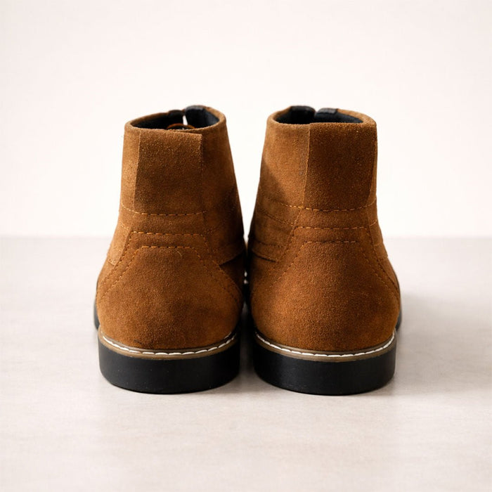 Tan Suede Leather Boot - MrVik